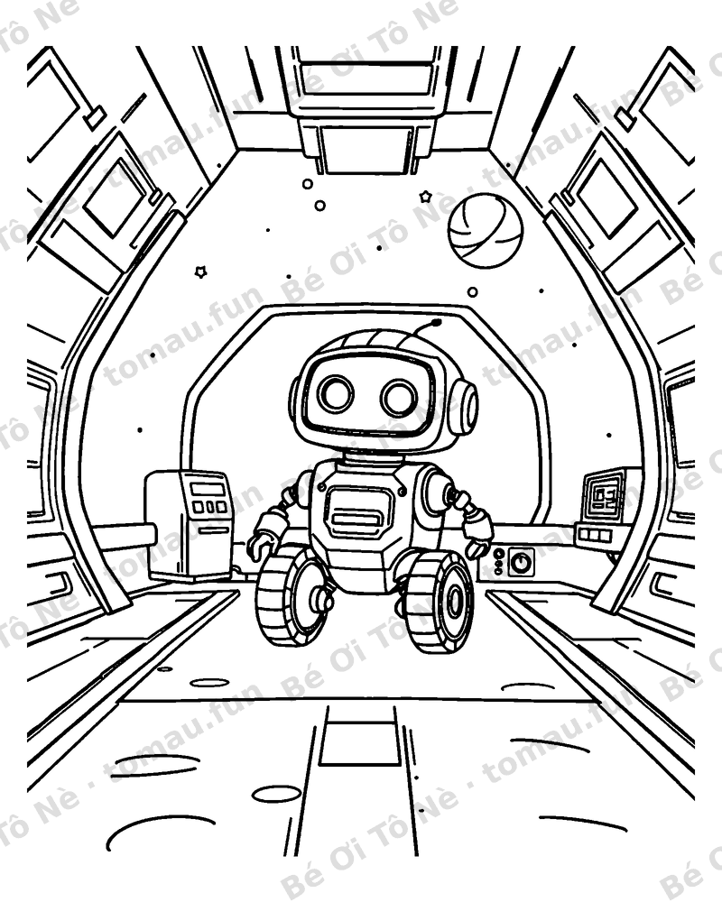 Robot trợ thủ thông minh trong vũ trụ